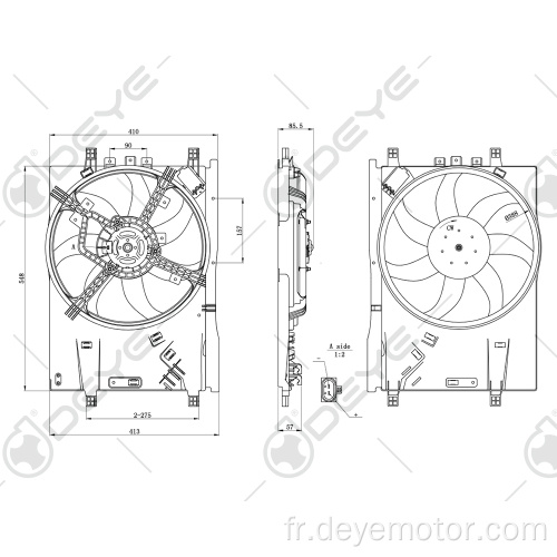 557021791341390 Moteur ventilateur radiateur 12v pour FIAT